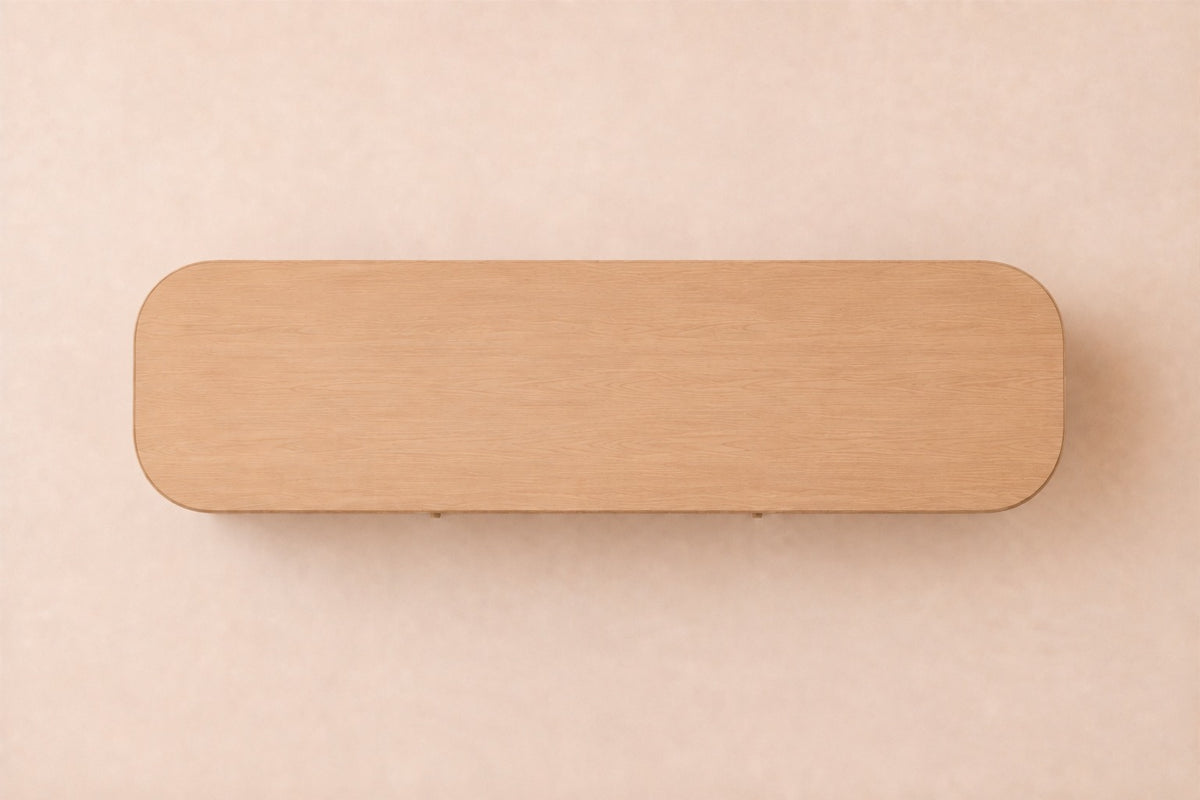 Yron 4-Door Sideboard, overhead top view