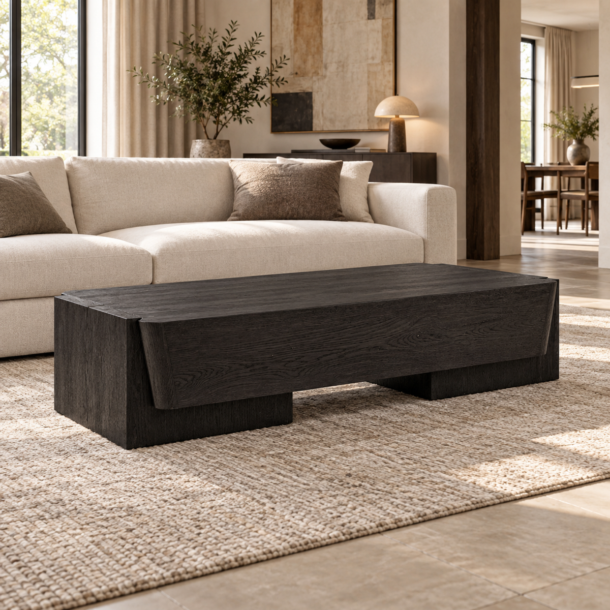 Lifestyle view: Brioni Coffee Table in a furnished setting