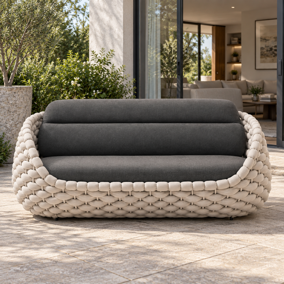 Lifestyle view: Cala Sofa, 183 cm in a furnished setting