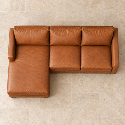 Laurel Sectional — overhead view