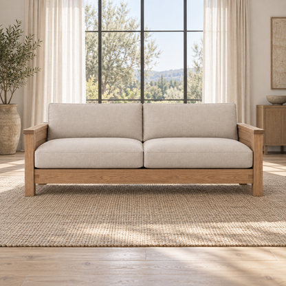 Ojai Sofa — front elevation, studio