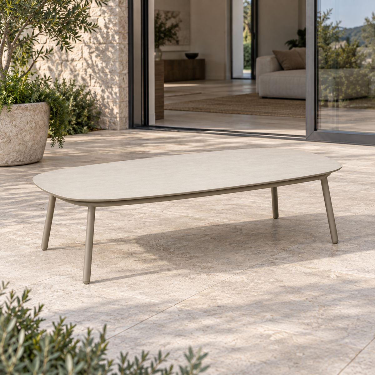 Lifestyle view: Otranto Coffee Table in a furnished setting