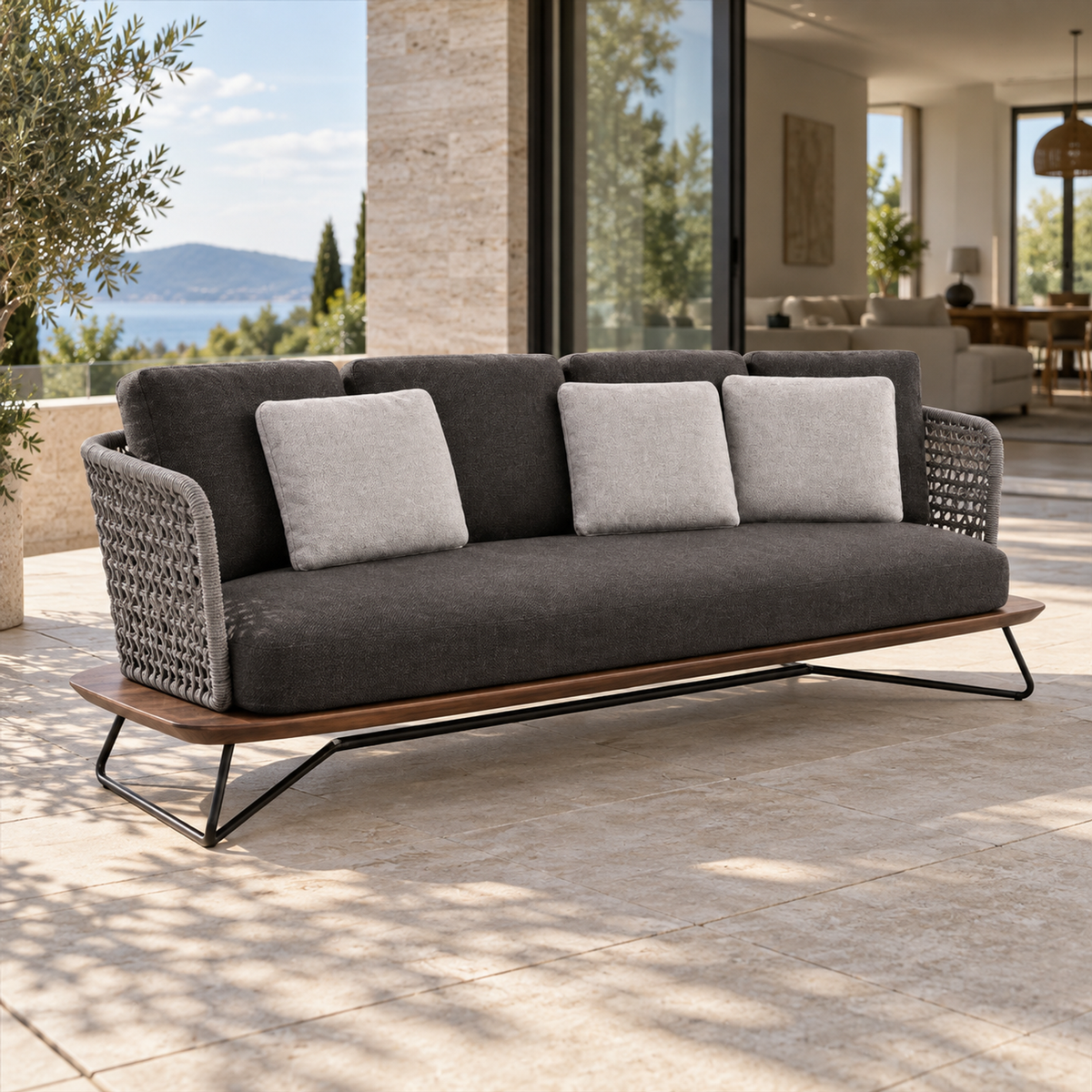 Lifestyle view: Positano Sofa in a furnished setting