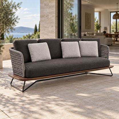 Lifestyle view: Positano Sofa in a furnished setting