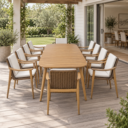 Lifestyle view: Estoril Outdoor Dining Set