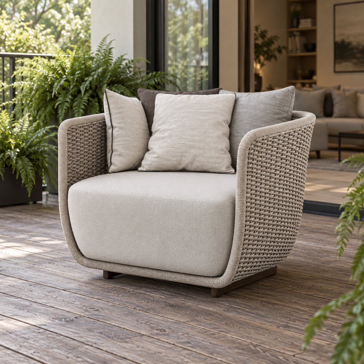 Lifestyle view: Santorini Lounge Chair