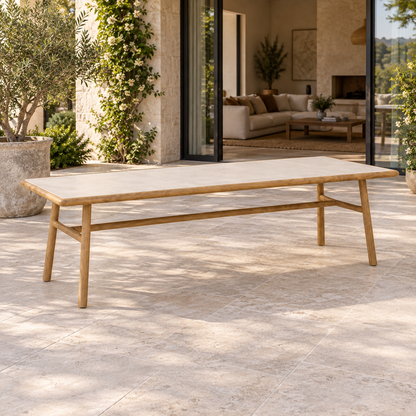 Lifestyle view: Sintra Dining Table in a furnished setting
