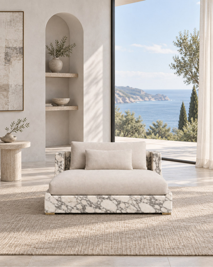 Alta Chaise in a styled setting