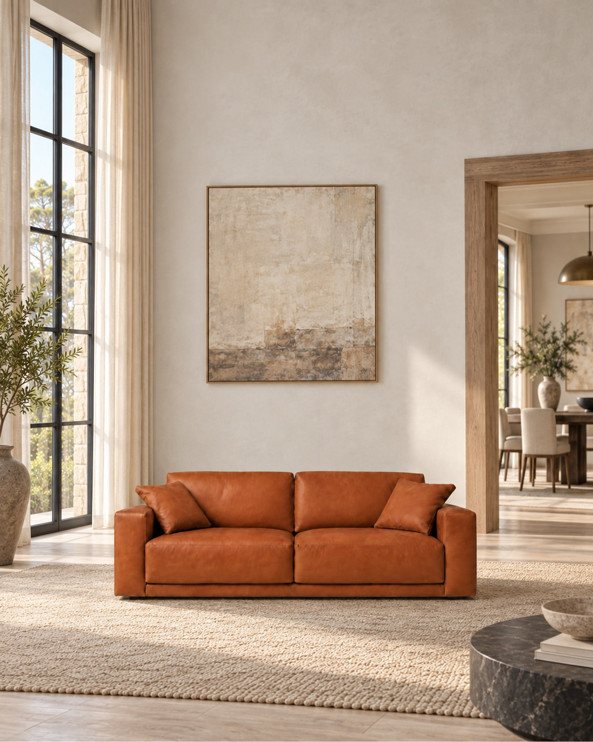 Bella Sofa in a styled setting
