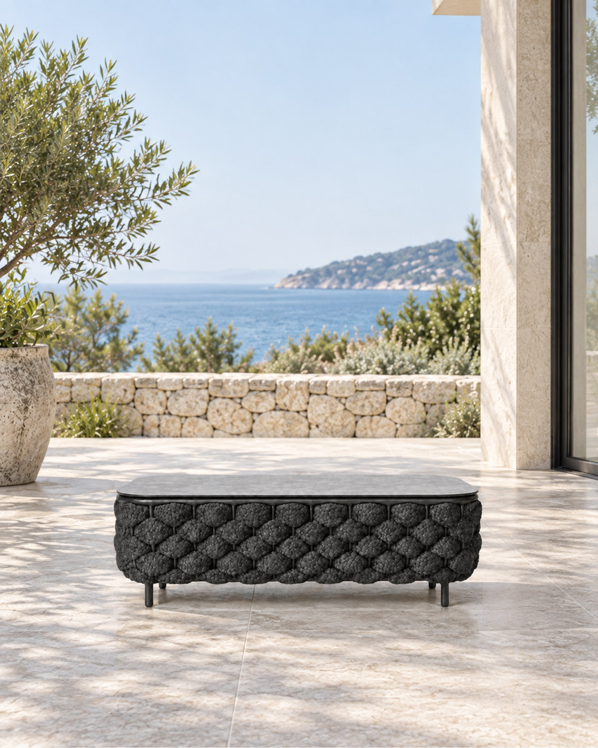 Bodrum Coffee Table in a styled setting