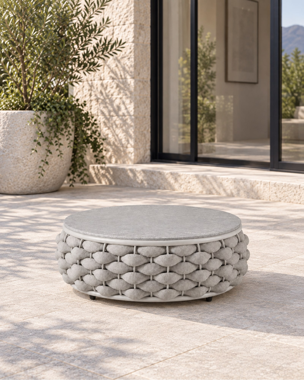 Cala Coffee Table in a styled setting