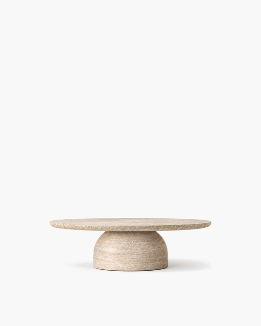 Cupola Carved Round Coffee Table