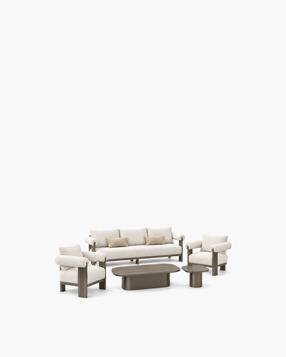 Ethereal Outdoor Sofa Set in Aluminium