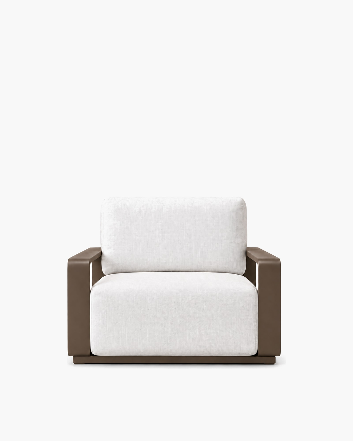 Grace Lounge Chair in Aluminium