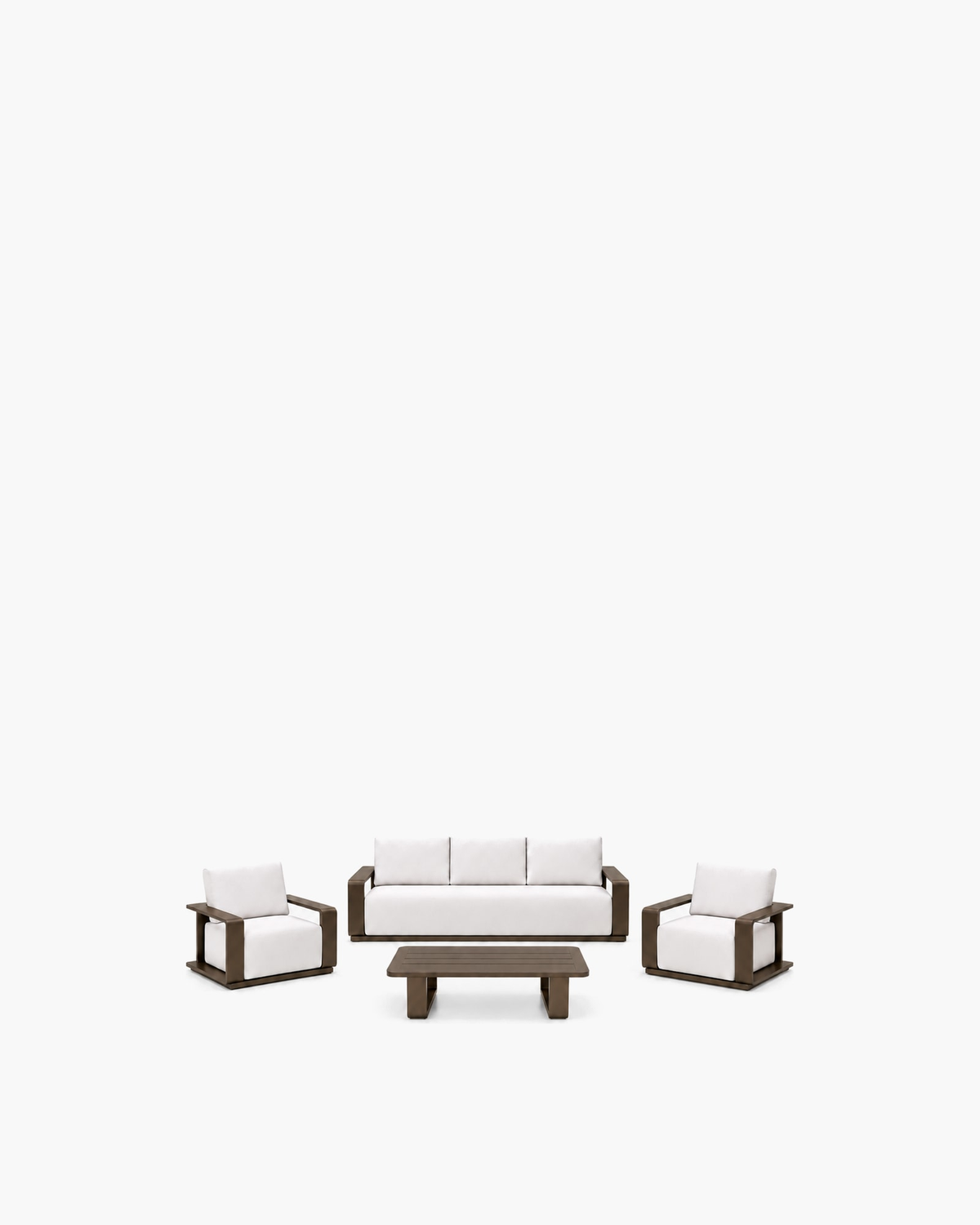 Grace Outdoor Sofa Set in Aluminium