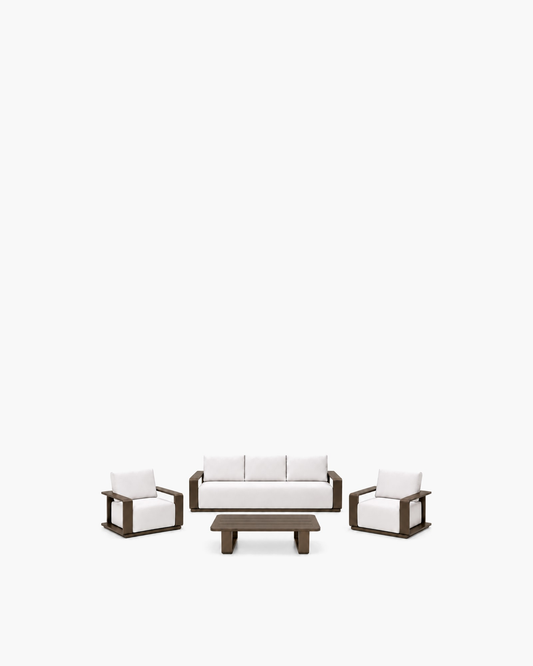 Grace Outdoor Sofa Set in Aluminium