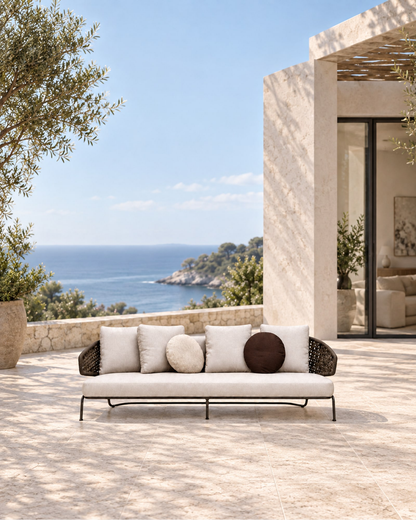 Ischia Sofa in a styled setting