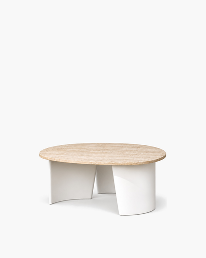 Luna Side Table in Aluminium