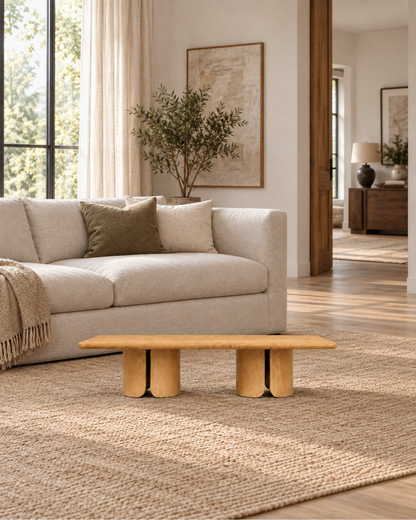 Madero Coffee Table in a styled setting