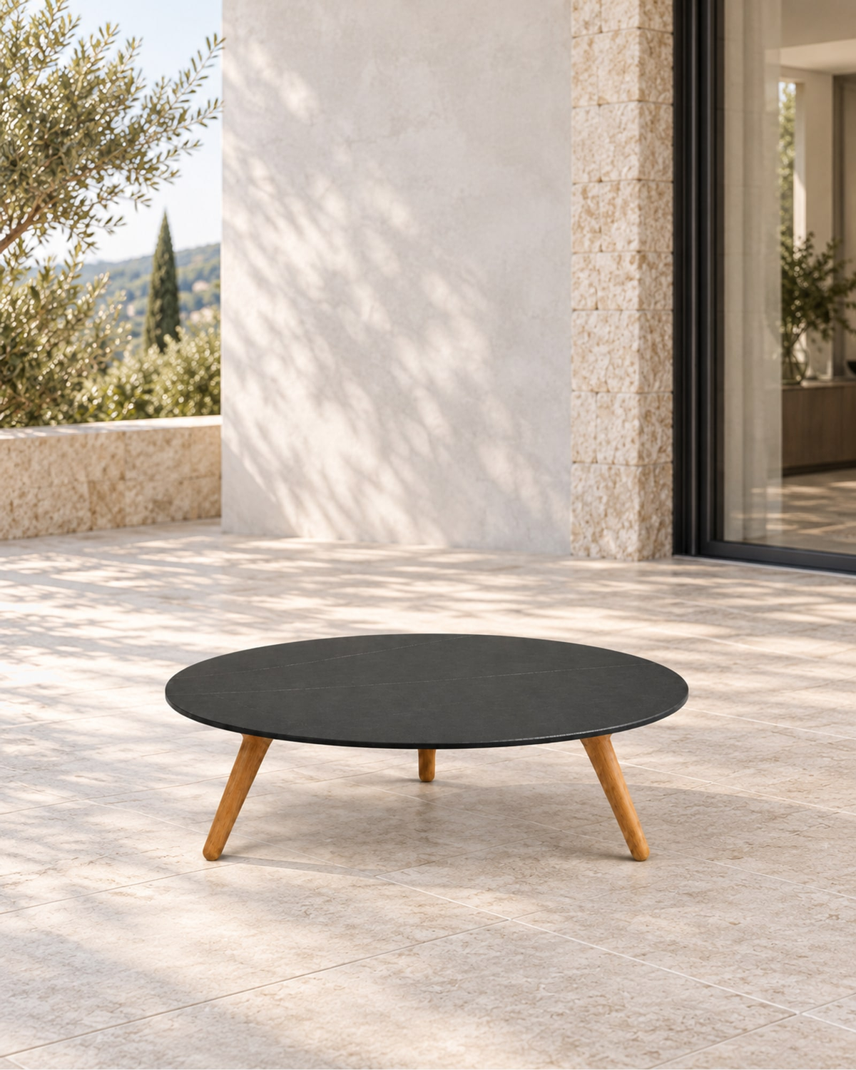 Marisol Coffee Table, 90 cm in a styled setting
