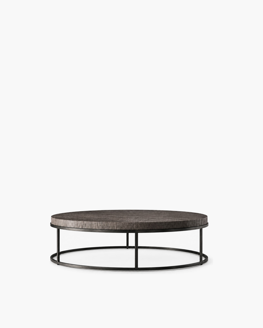 Nicholas Oak Round Coffee Table