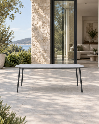 Otranto Dining Table in a styled setting