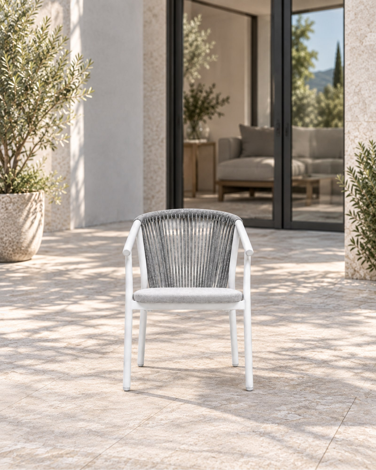 Paros Dining Chair in a styled setting