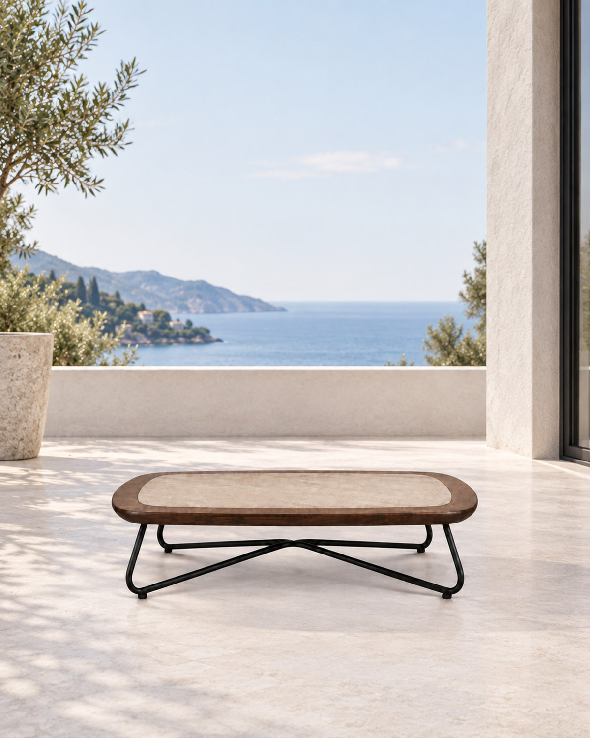 Positano Coffee Table in a styled setting