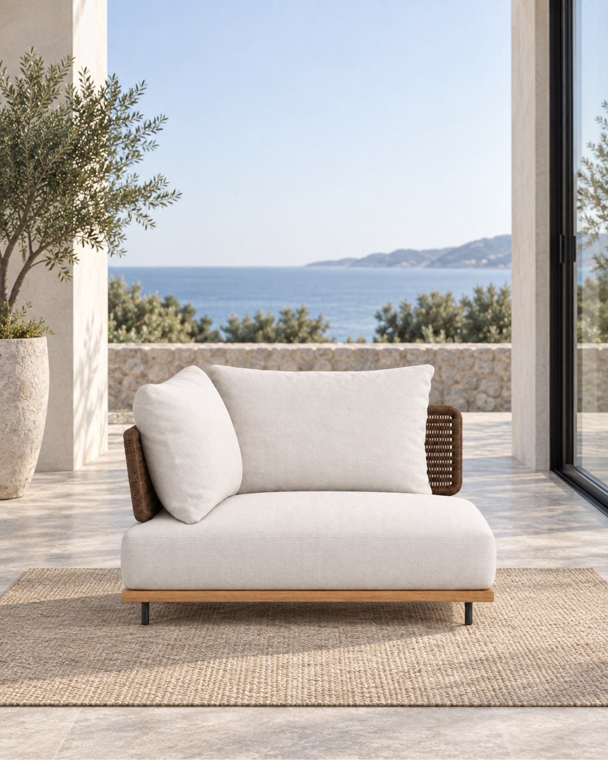 Ravello Return Module, 95 cm in a styled setting
