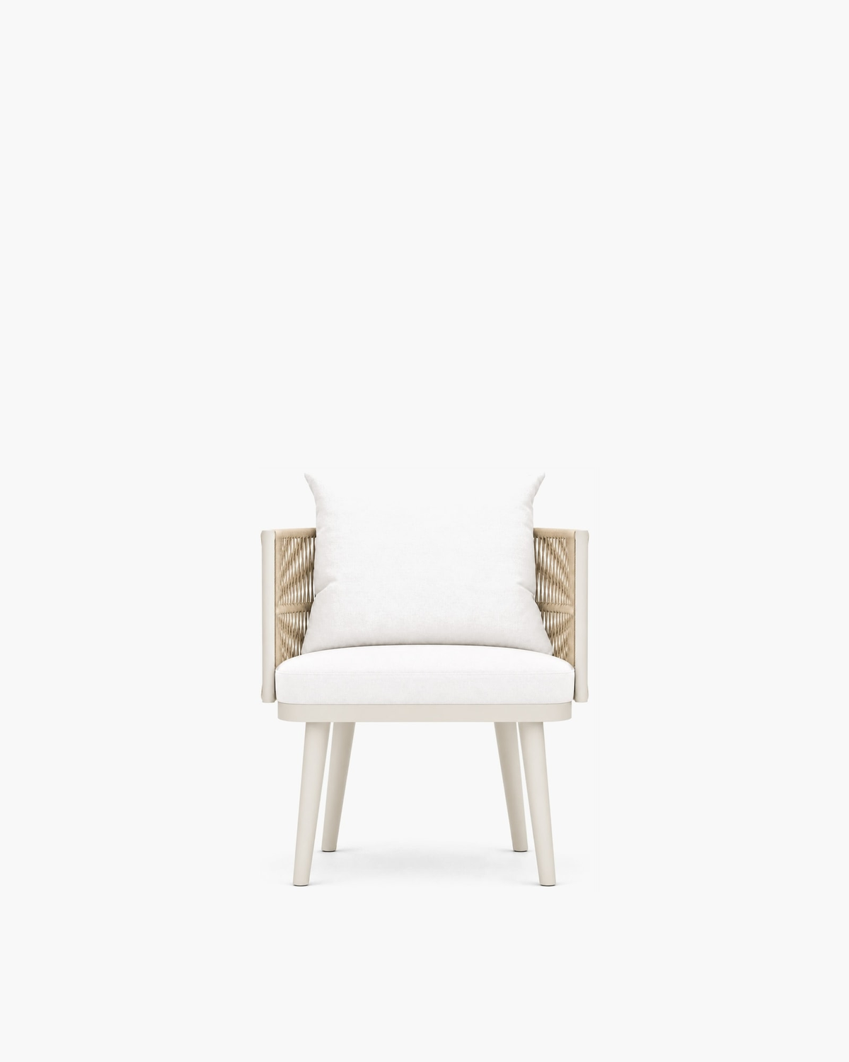Ripple Dining Chair in Aluminium