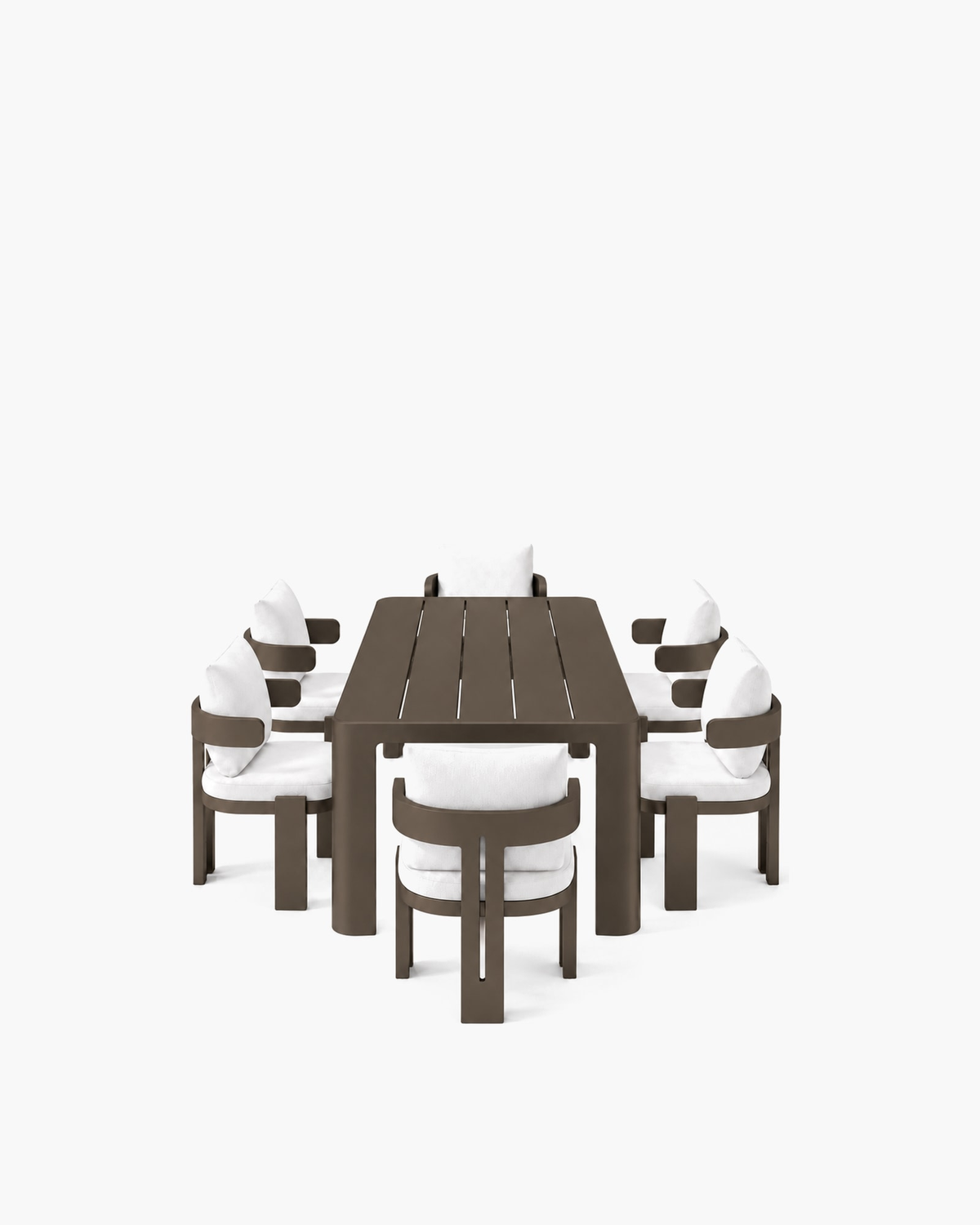 Serein Outdoor Dining Set in Aluminium