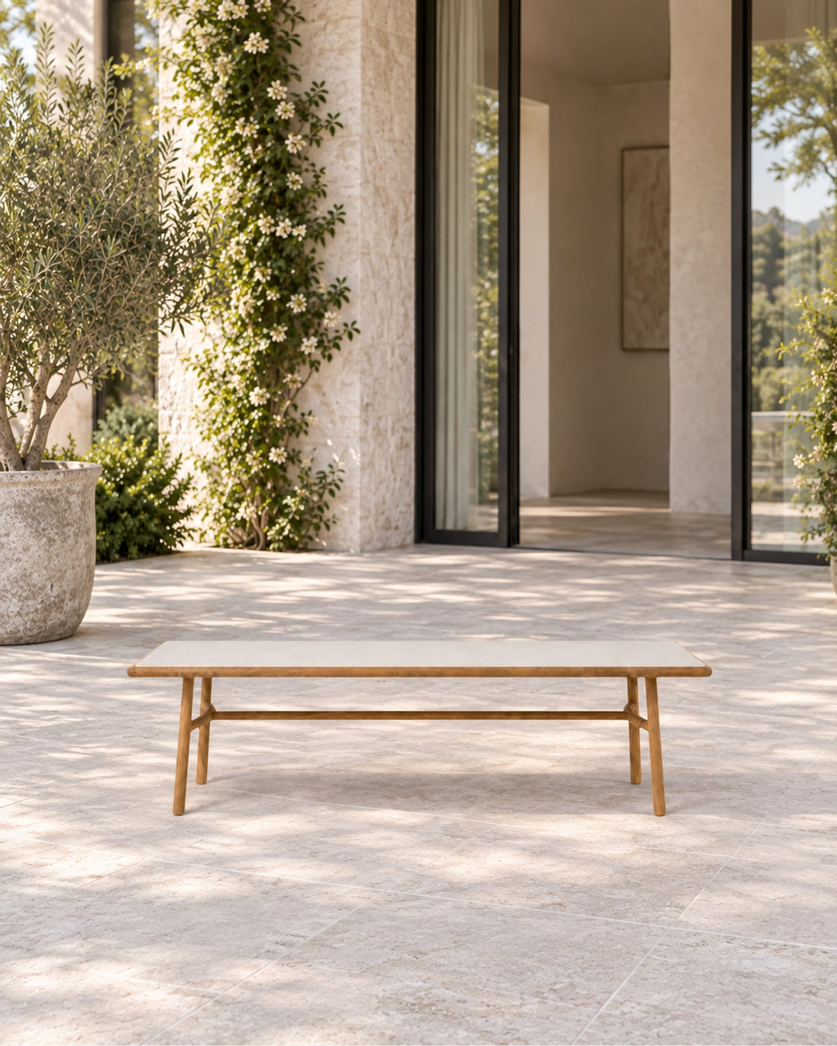 Sintra Dining Table in a styled setting