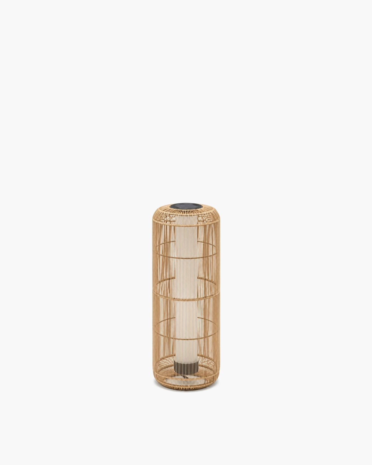 Solano Solar Lantern, Column, Open Weave