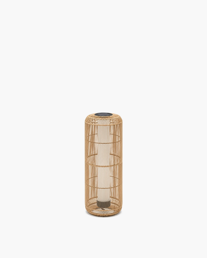Solano Solar Lantern, Column, Open Weave