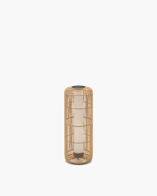Solano Solar Lantern, Column, Open Weave