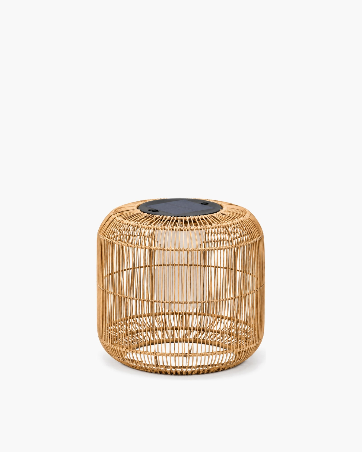 Solano Solar Lantern, Low, Open Weave