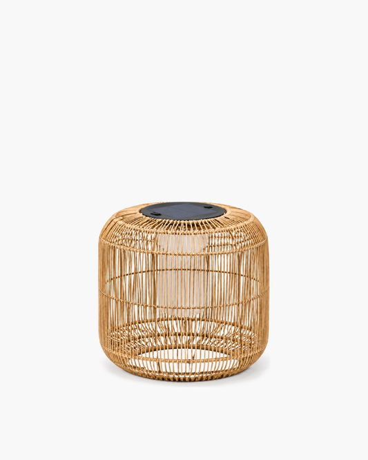 Solano Solar Lantern, Low, Open Weave