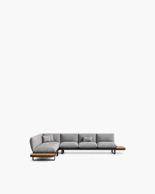 Vela Modular L-Sectional in Aluminium