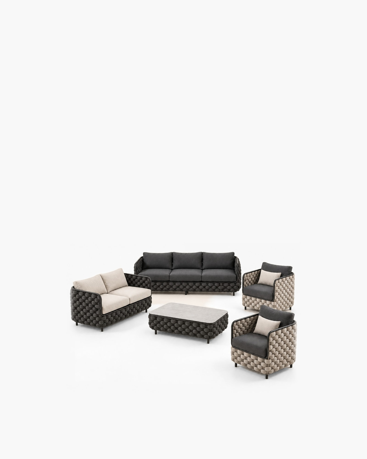 Bodrum Outdoor Sofa Set — studio view