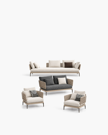 Salina Outdoor Sofa Set — studio view